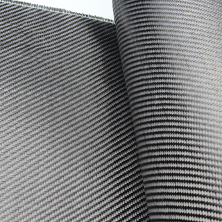 Construction Reinforcement 3K 45degree Twill Woven Carbon Fiber Cloth For Car Spoiler Building
