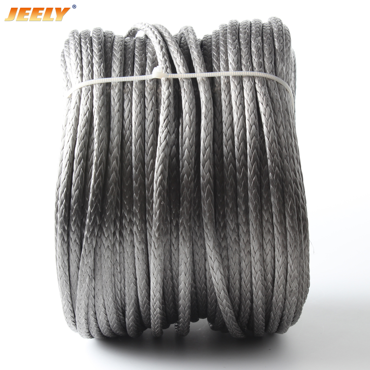 UHMWPE/Spectra synthetic winch rope 12mm from China manufacturer - JEELY