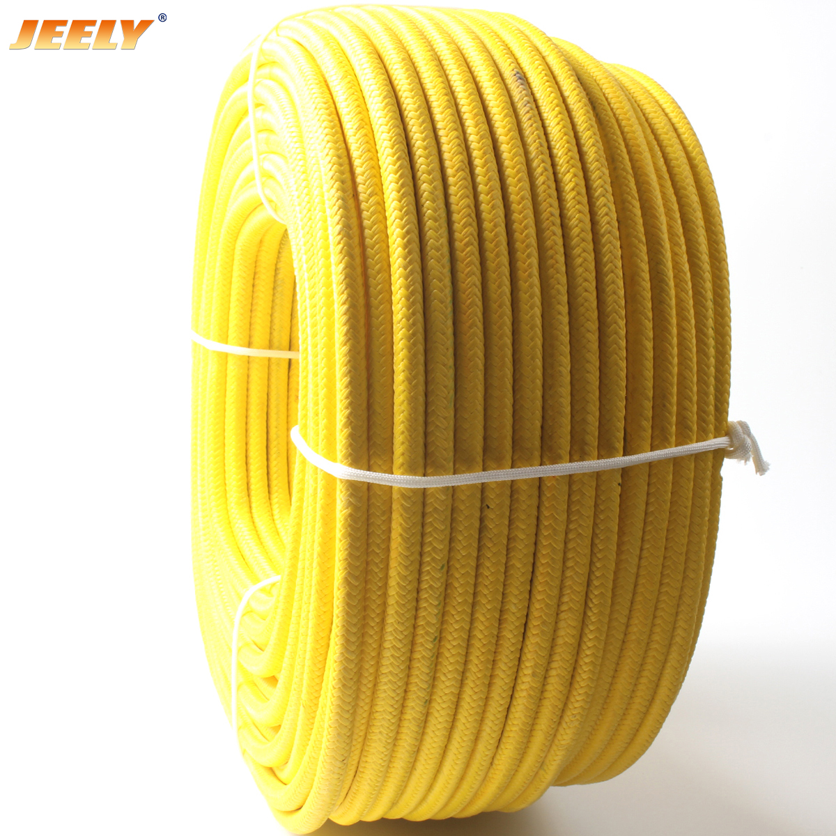 14mm 100m UHMWPE Spectra Core with UHMWPE Jacket Sailboat Winch Spectra Sheathed Tow Rope