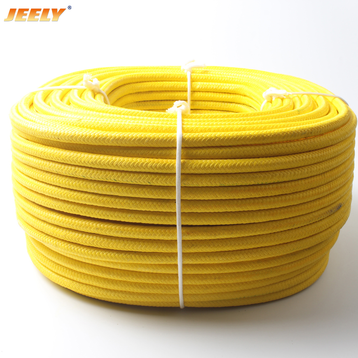 300m 10mm UHMWPE Fiber Core with Polyester Jacket Anchor Towing Rope Winch Rope