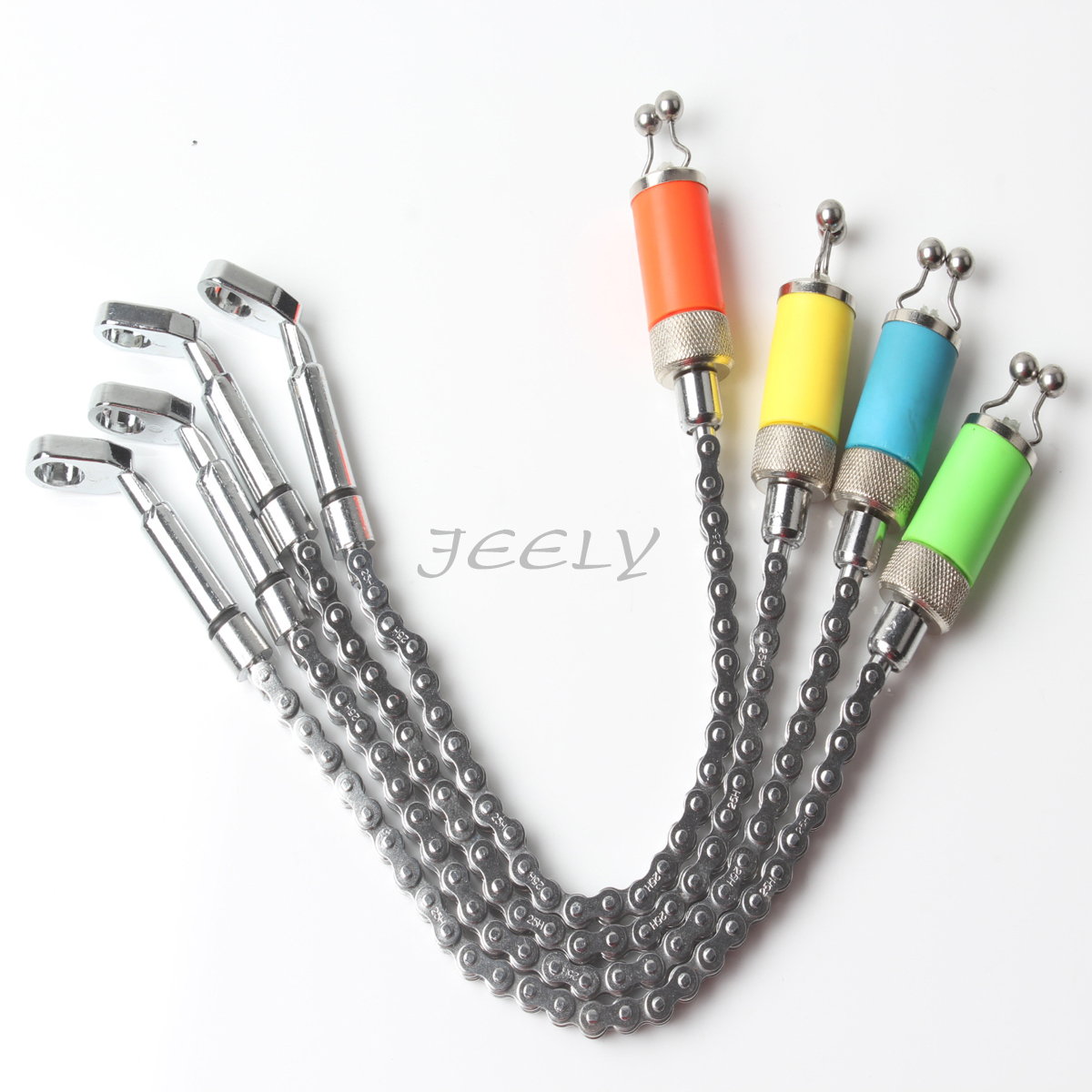 Fishing Swinger Steel Chain Stainless Steel Aluminum Set Swinger Carp Fishing Indicator 4 Colors for bite alarm