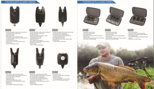 Jeely Variety of Styles Carp Fishing Single LED Display Bite Alarms with Bag